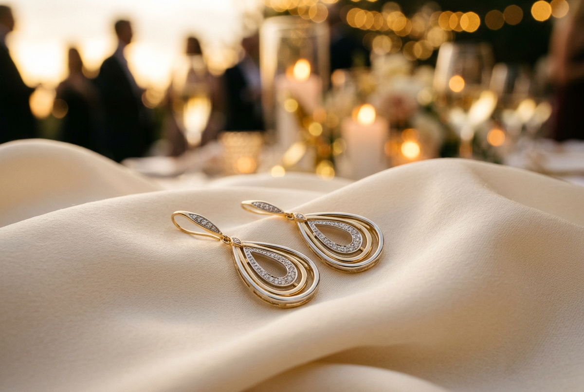 Joyas de fiesta: cómo elegir piezas que brillan sin pasarte (guía para noche y celebraciones)