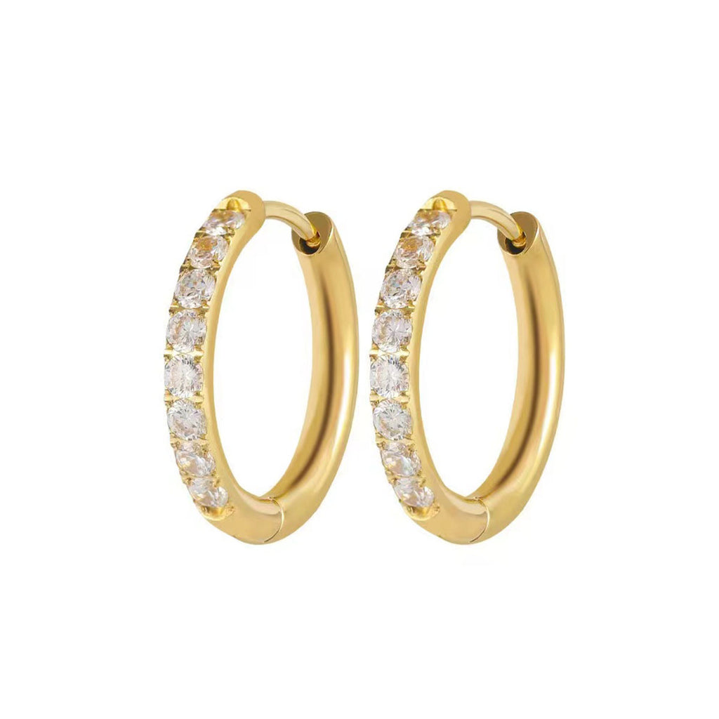 Argollas zirconia (par)