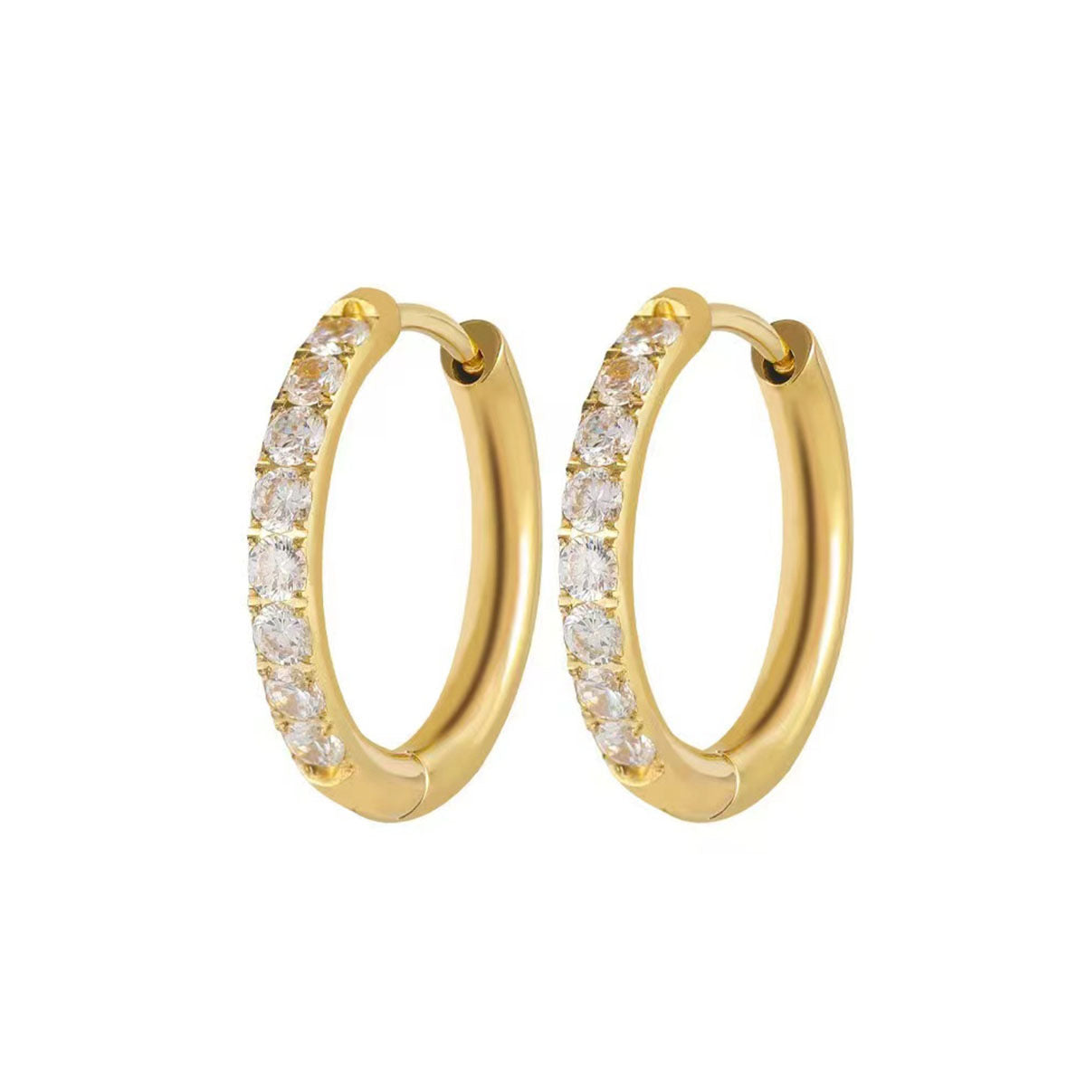 Argollas zirconia (par)