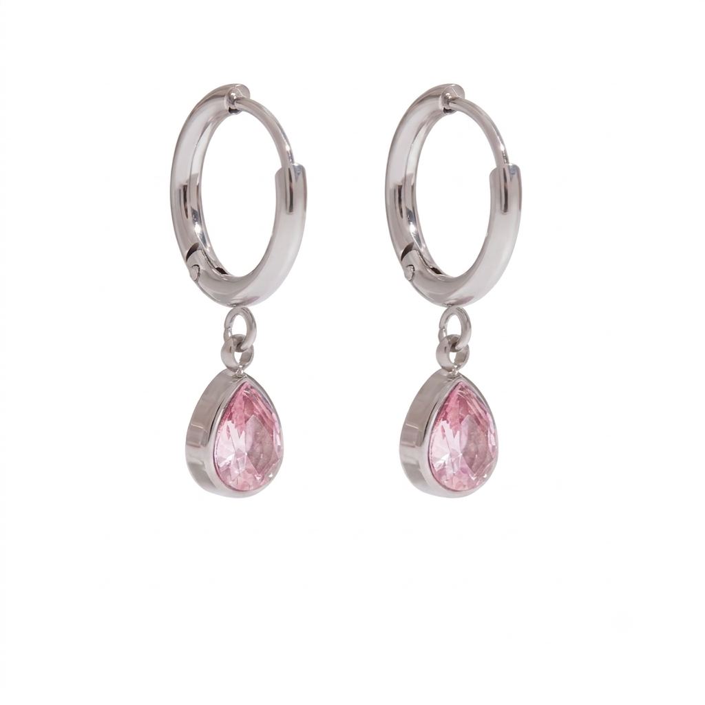 Pendientes pink (par)