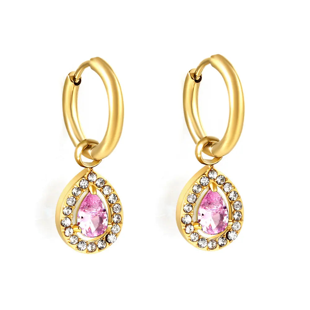 Pendientes Hoop Diamond