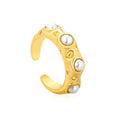 Anillo Perla Relieve
