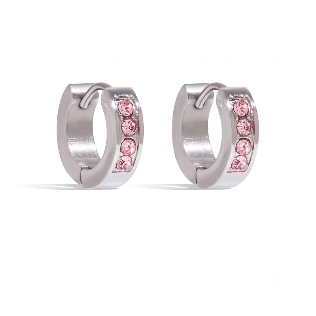 Pendientes pink (par)
