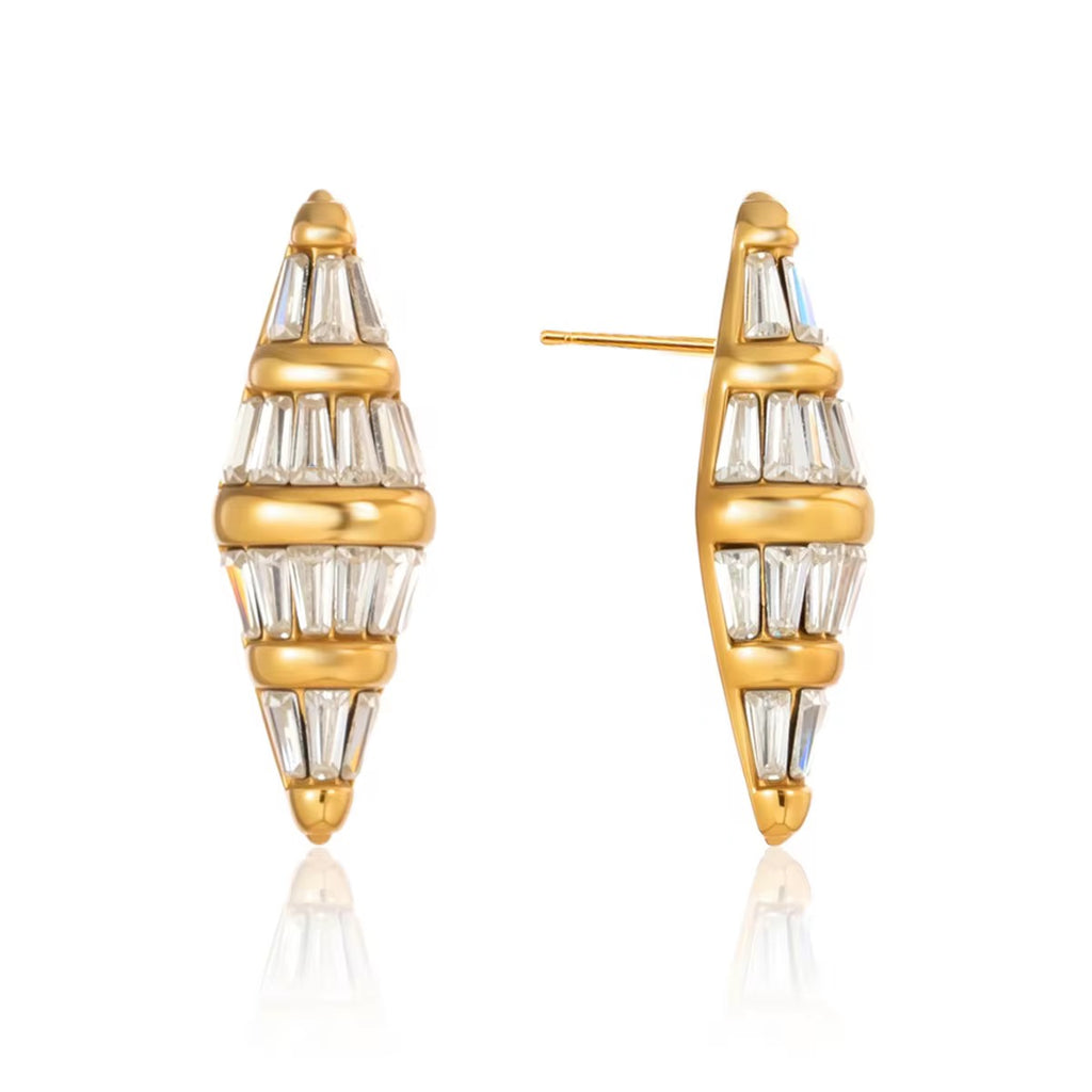 Pendientes croissant glow