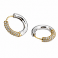 Pendientes glazed bicolor