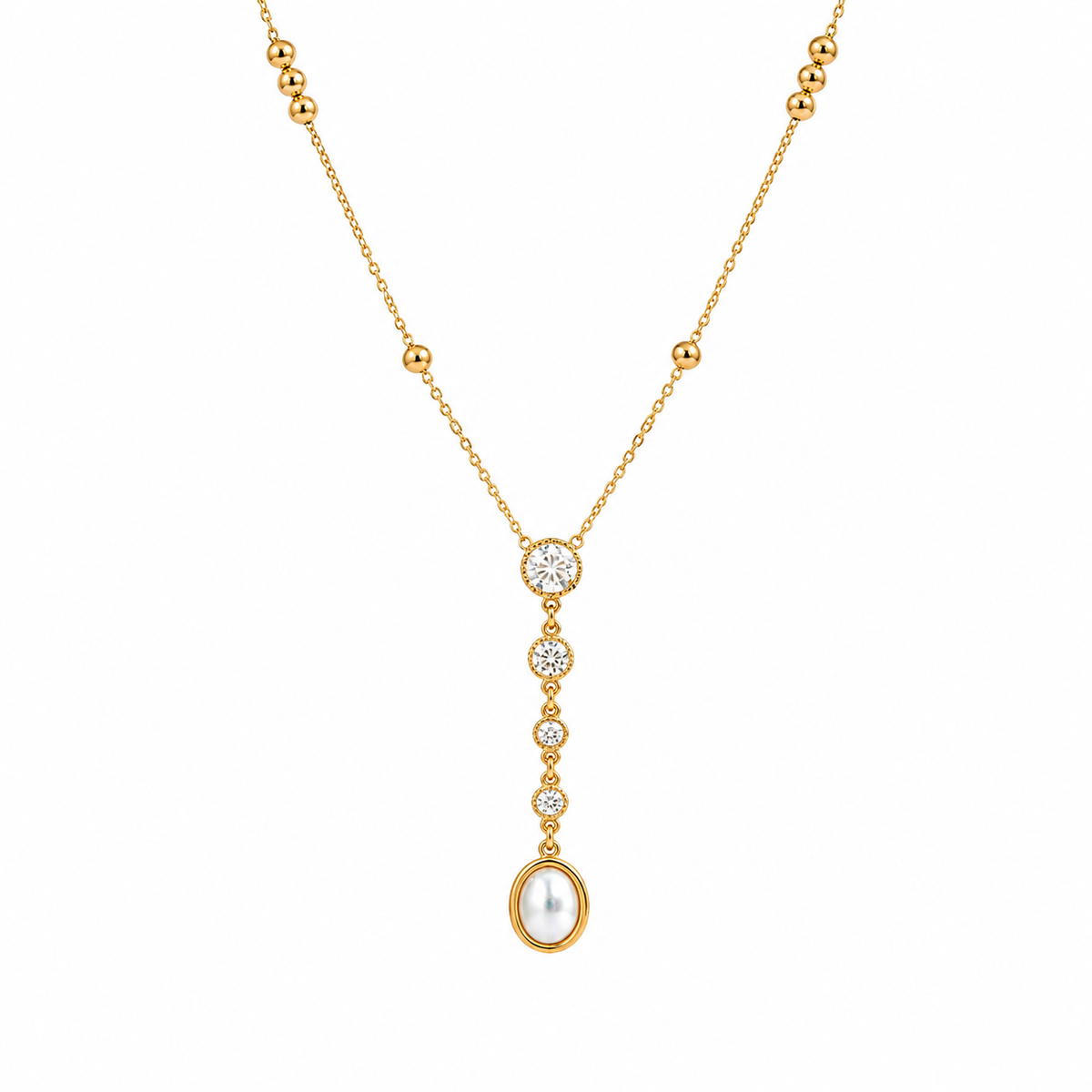 Cadena gota de perla