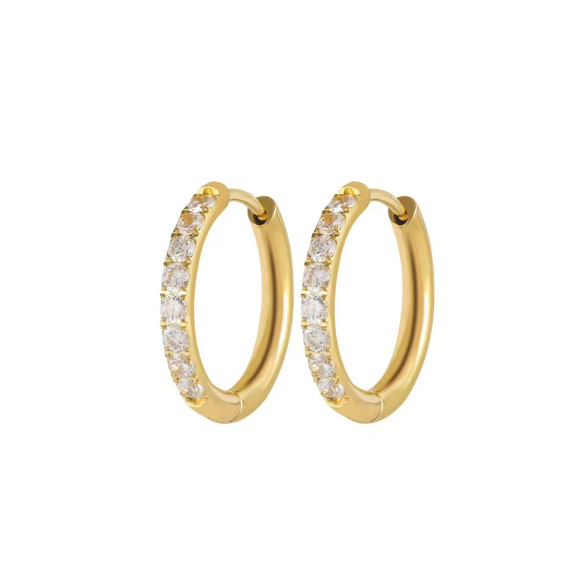 Argollas zirconia (par)
