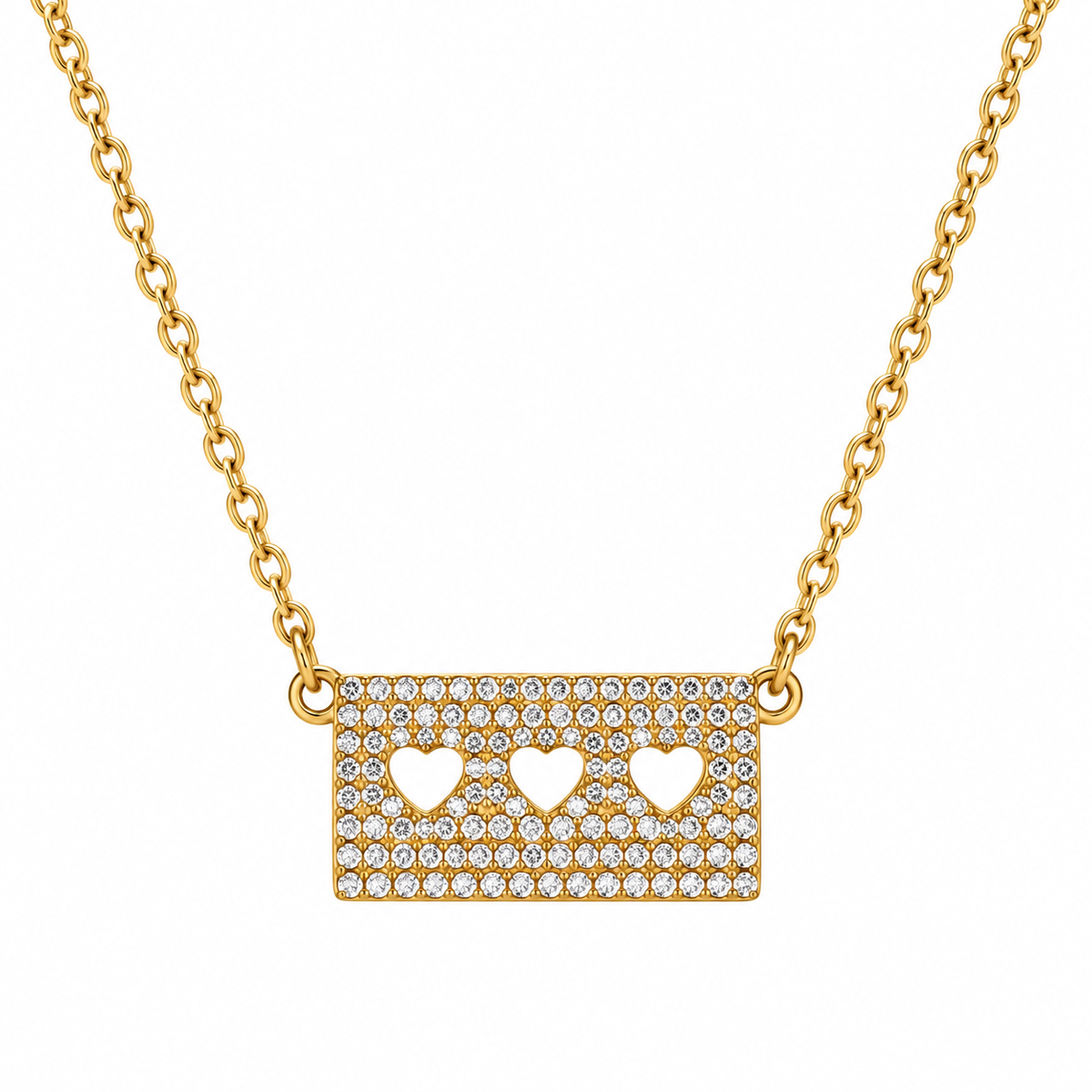 Cadena Triple heart