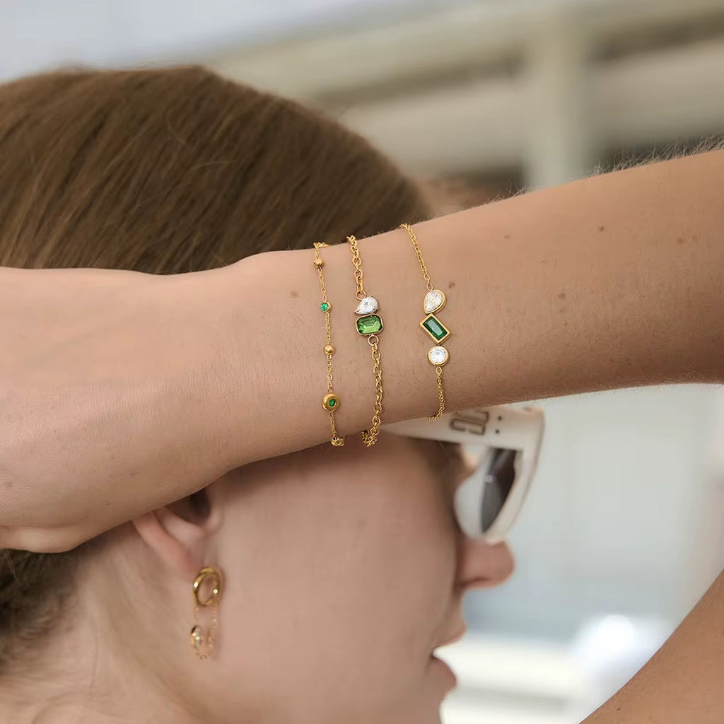 Pulsera Blessed green