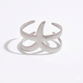 Brazalete Coral silver