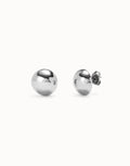 Pendientes botón silver