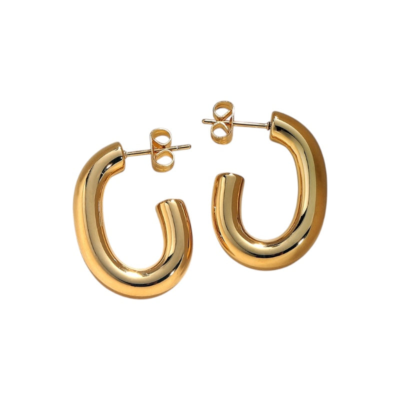 Pendientes Oval clásico
