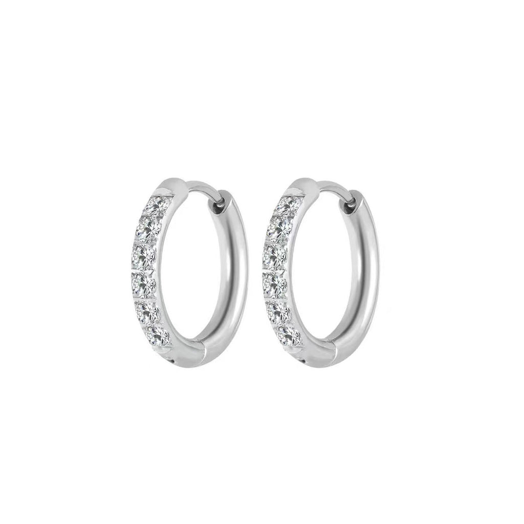Argollas zirconia (par)