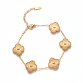 Pulsera trébol gold