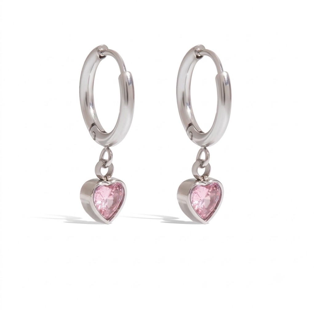 Pendientes pink (par)