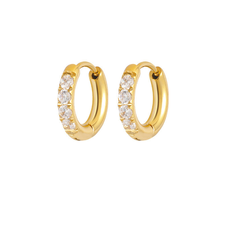 Argollas zirconia (par)