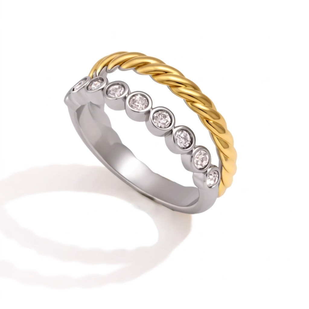 Anillo Twisted Dúo