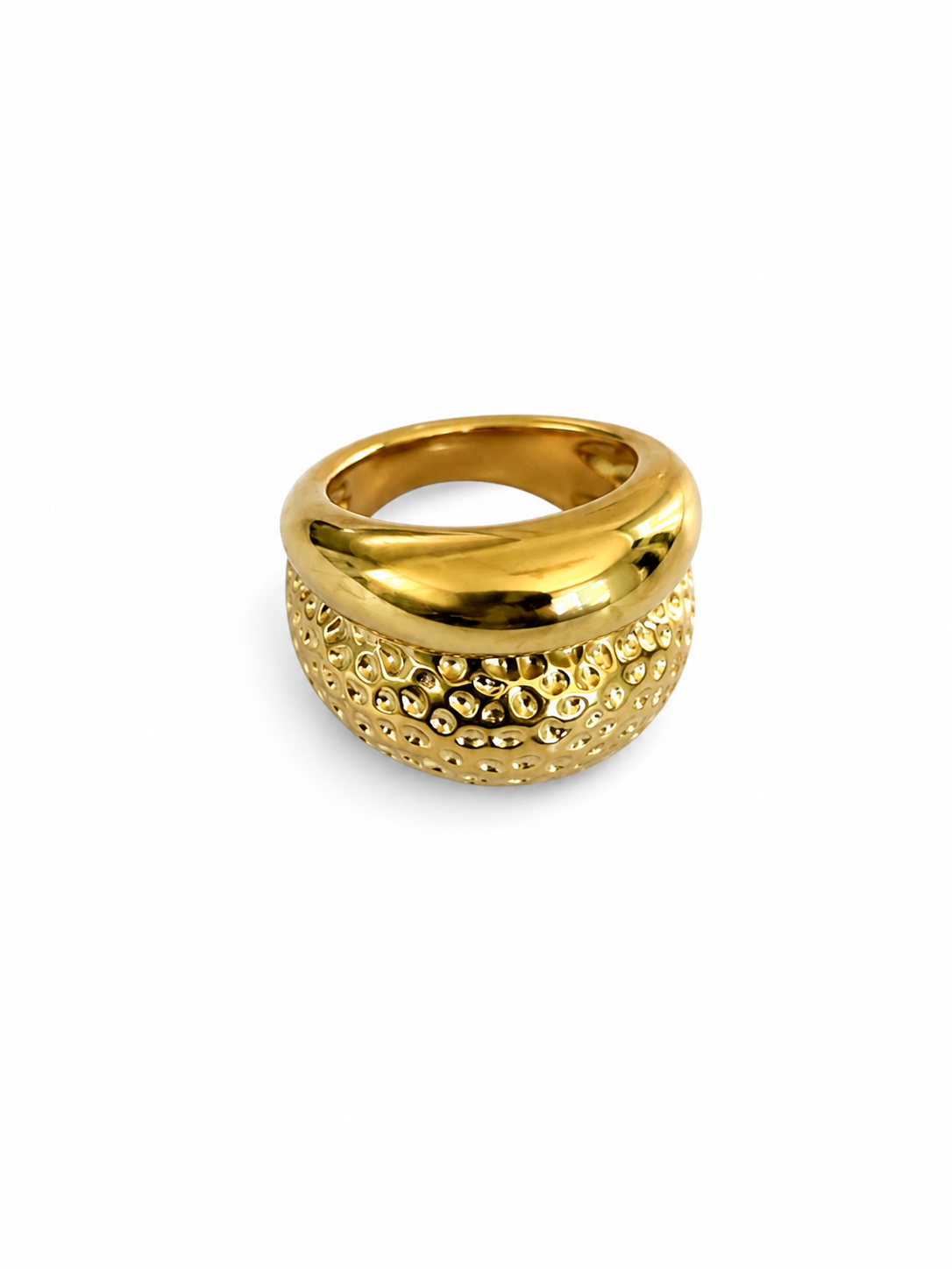 Anillo chunky gold
