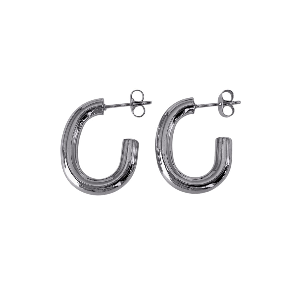 Pendientes Oval clásico