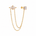 Pendiente Eye Gold Individual