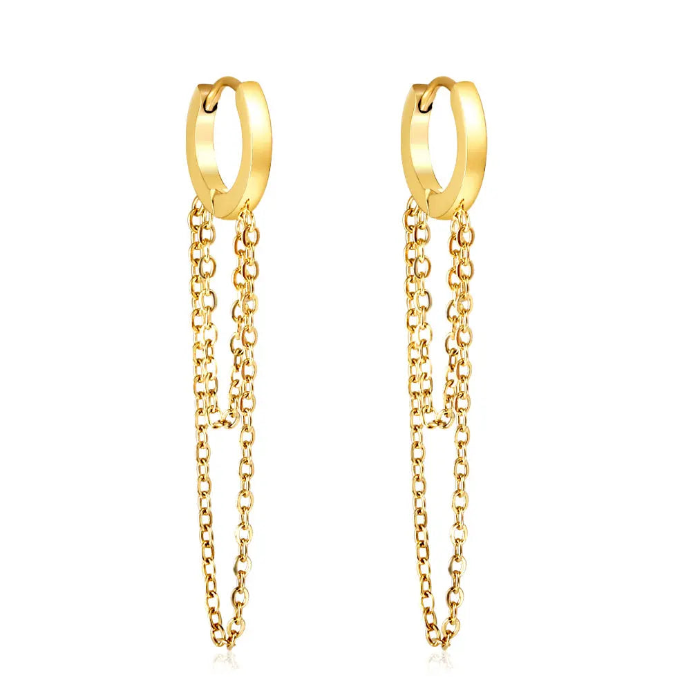Pendientes Chain simple