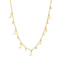 Cadena Luna Glitter