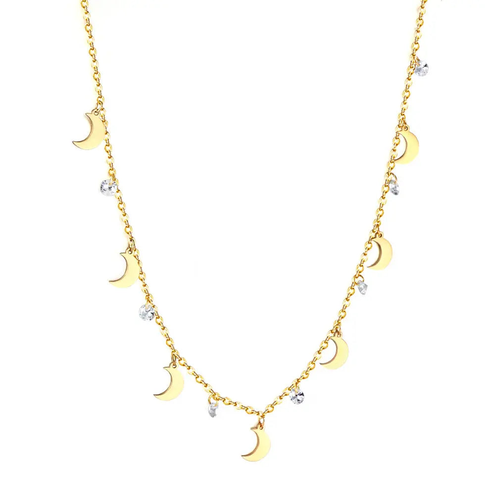 Cadena Luna Glitter