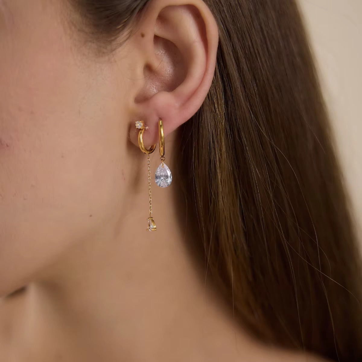 Pendientes Shelby Gold