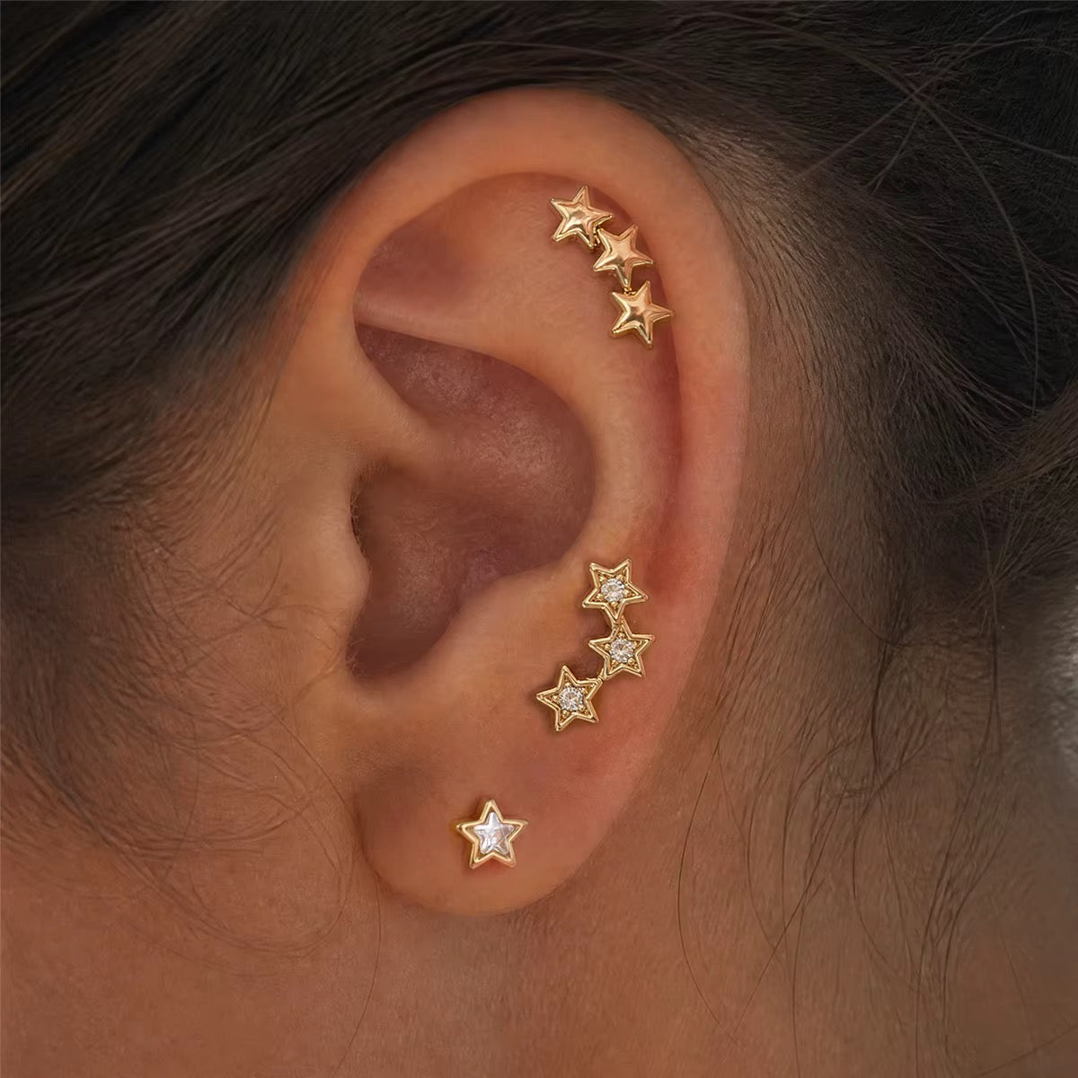 Piercing Estrellita Gold