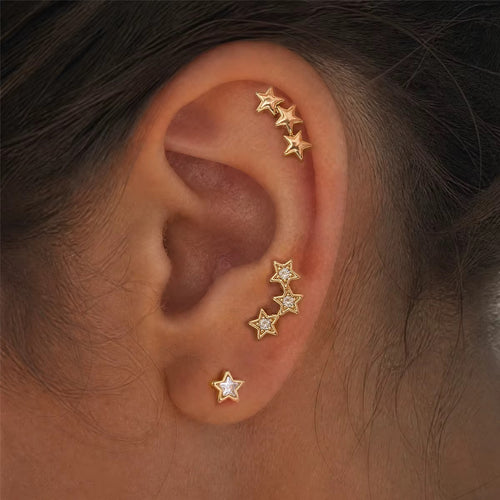 Piercing Estrellita Gold