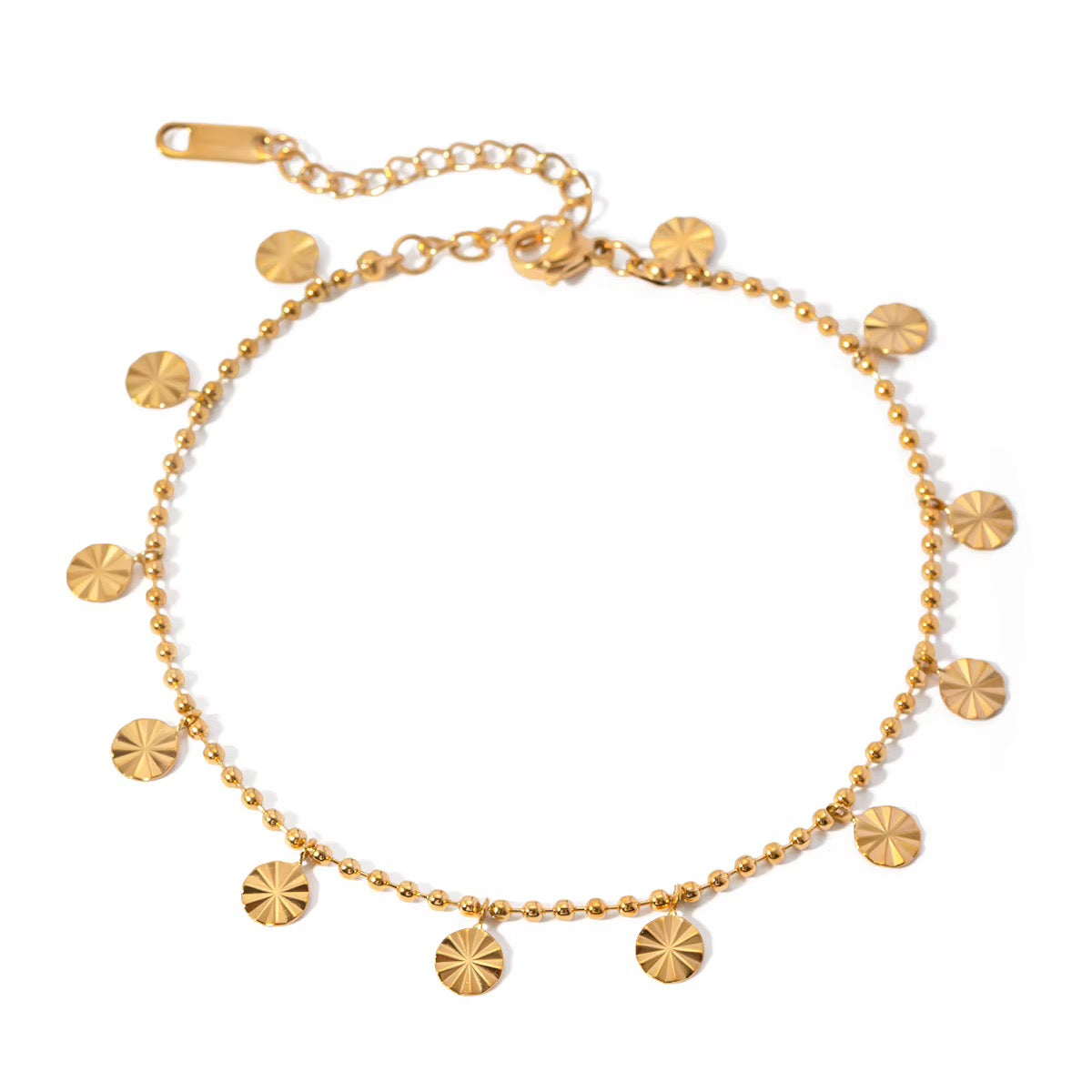 Tobillera Balls Gold