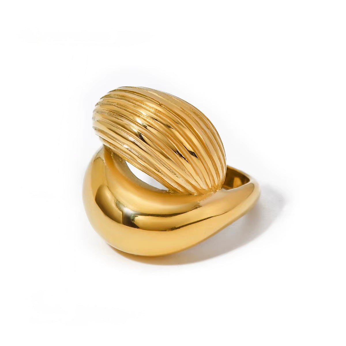 Anillo Doble Chunky