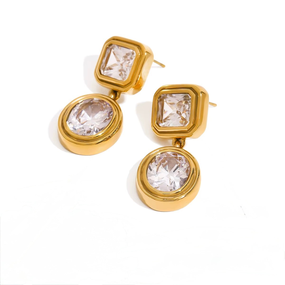 Pendientes Mirror chunky