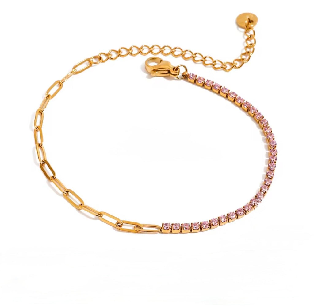 Pulsera Half Pink