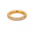 Anillo Ambar Chunky Gold