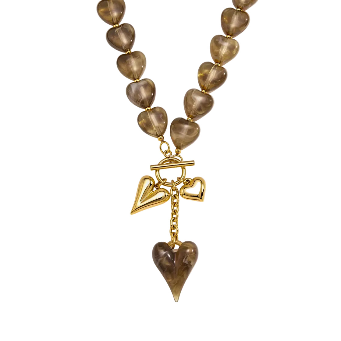 Cadena Heart Brown