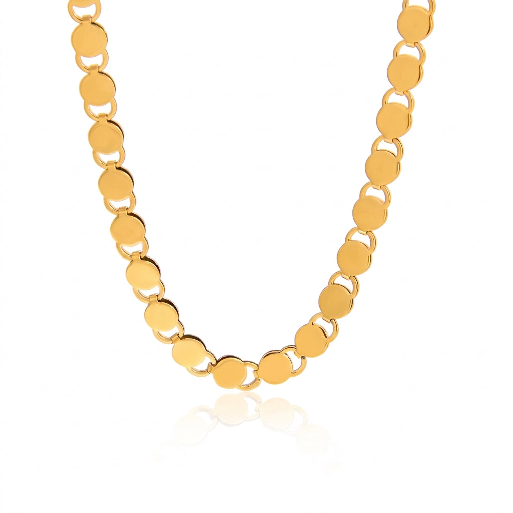 Choker a specchio oro