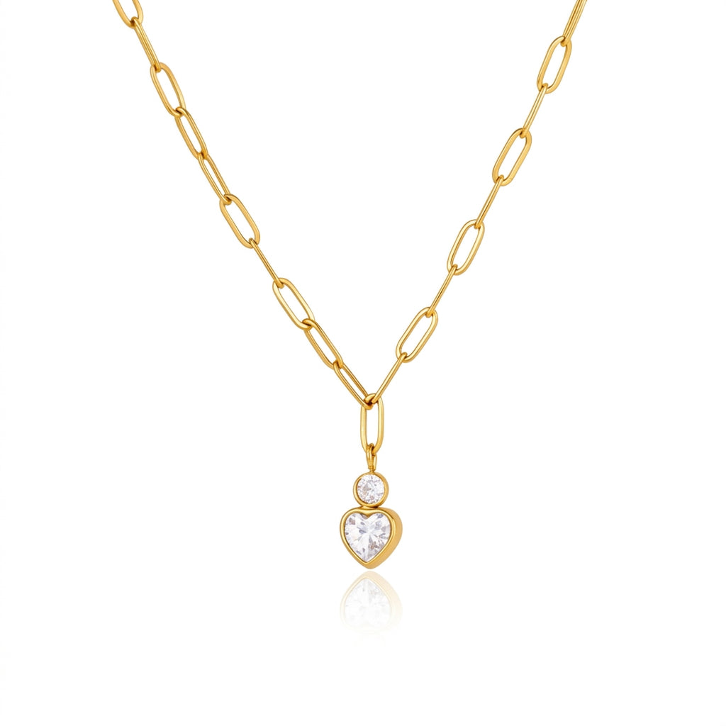 Catena Mini Cuore Maglia