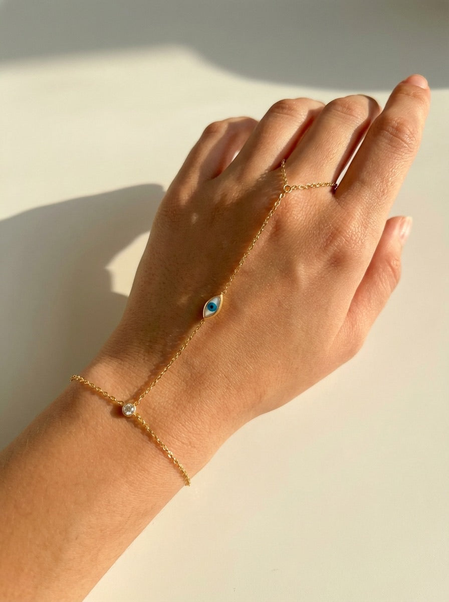 hand chain Good Vibes