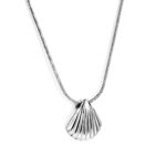 Collar shell silver